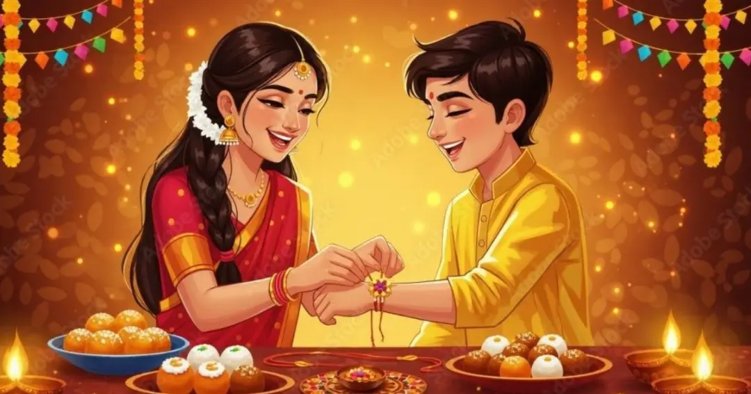 Why is Rakhi tied on brother's right wrist