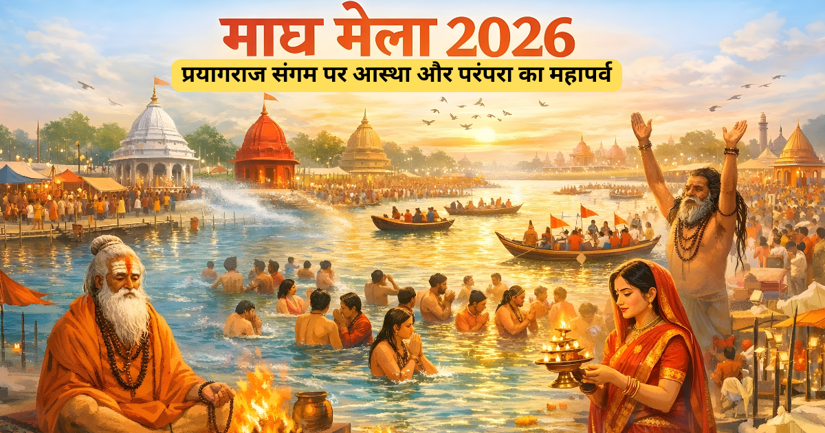 माघ मेला 2026 प्रयागराज संगम पर आस्था और परंपरा का महापर्व