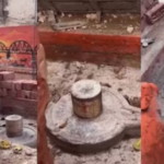Varanasi में घर की खुदाई के दौरान 2 Shivling, देखने उमड़ी भक्तों की भारी भीड़