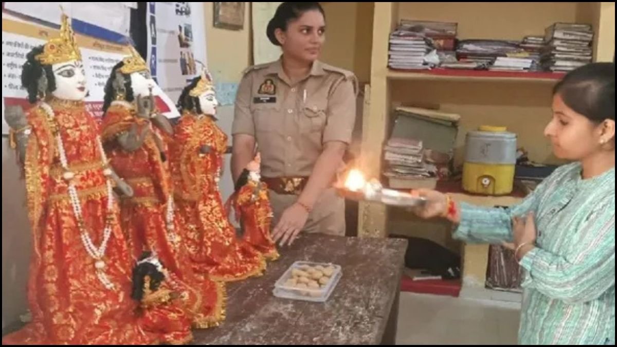 Shivli Police Station, Idol of Lord Krishna