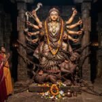 bankura-mejia-pal-bari-durga-puja-iron-chains
