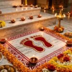 दिवाली पर मां लक्ष्मी के चरण चिह्न दिवाली पर मां लक्ष्मी के चरण चिह्न
