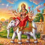 हाथी पर आएंगी मां दुर्गा